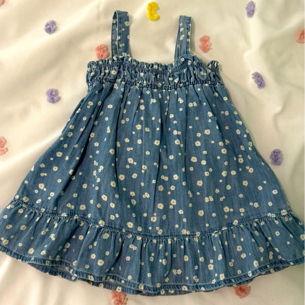 Baby gap denim dress 6m-12m